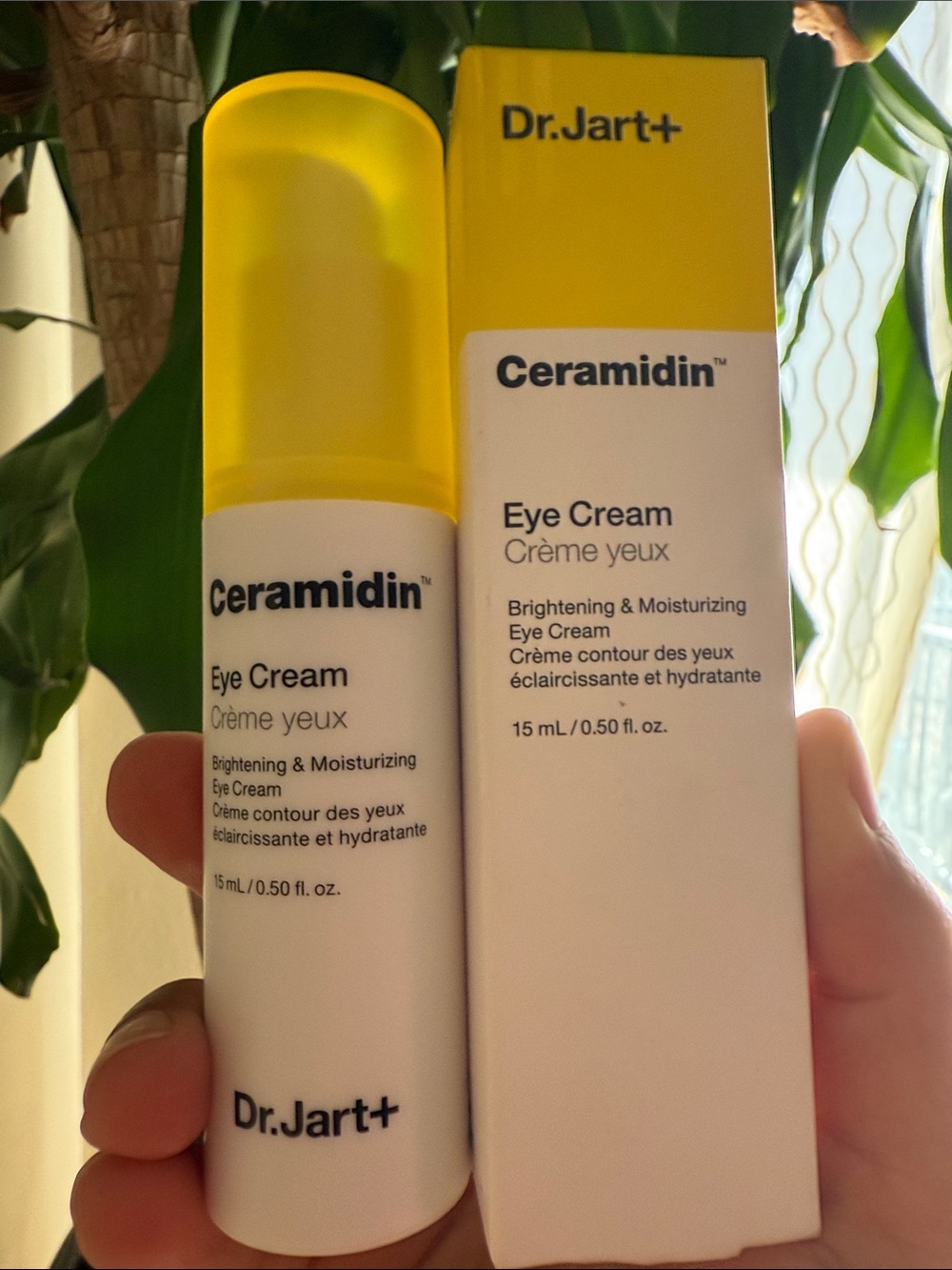 Ceramidin Eye Cream - Brightening & Moisturizing (Yellow)